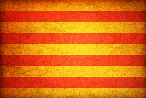 Vintage símbolo de Cataluña photo