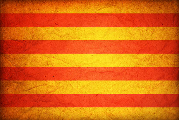 カタルーニャのヴィンテージのシンボル - カタルーニャ ストックフォトと画像