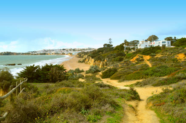 istock Albufeira beach in the springtime sun 943851102