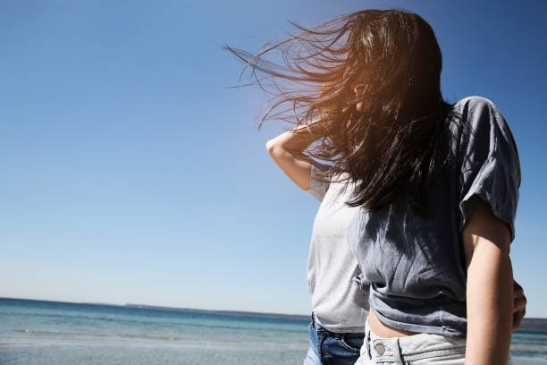 Summer, Friendship, Beach, Women, Only Women, Sun Protection, Real People