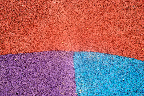 Colorful  Rubber Wetpour playground floor surface