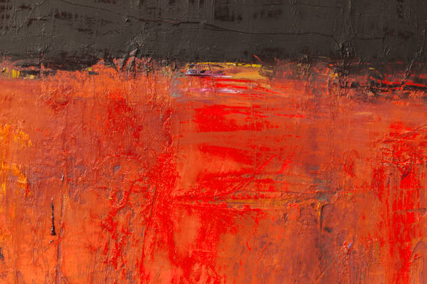 istock Abstract painted  red and black art backgrounds. 943887940
