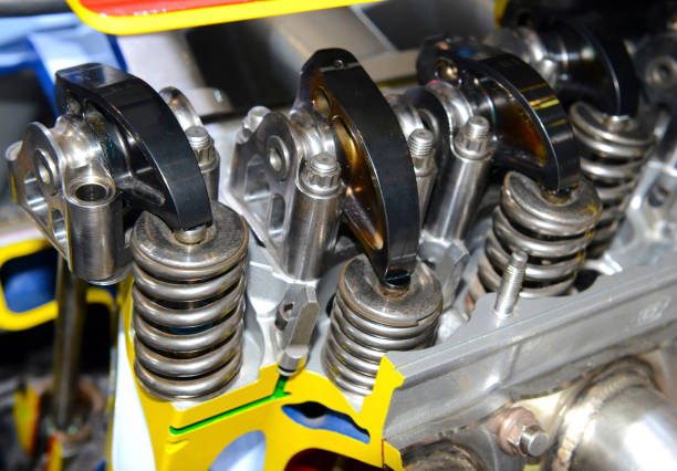 istock Close up detail of modern powerful automobile internal combustion engine which burns cleaner and is more environmentally friendly than older engines 943893838