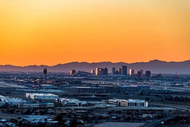istock Phoenix Arizona City Overlook at sunset 943894210