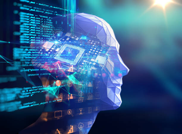 istock double exposure image of low polygon human head 3d illustration 943894826