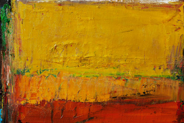 istock Abstract painted  red and ocher art backgrounds. 943897096