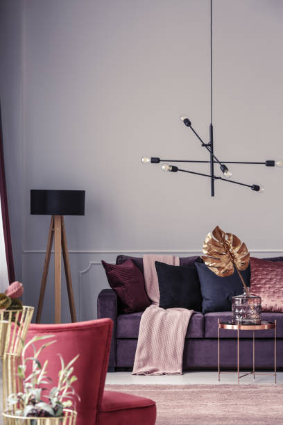 istock Purple living room interior 943903016