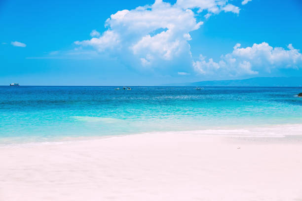 istock Tropical white sand beach and blue ocean in Bali 943913580