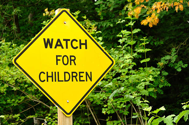 istock Watch For Children Traffic Sign 94392155