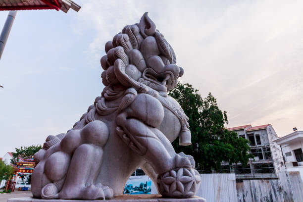 istock lion statue in chaina temple 943923362