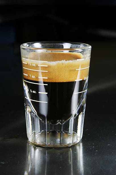 Single Espresso Stock Photo - Download Image Now - Espresso, Shot