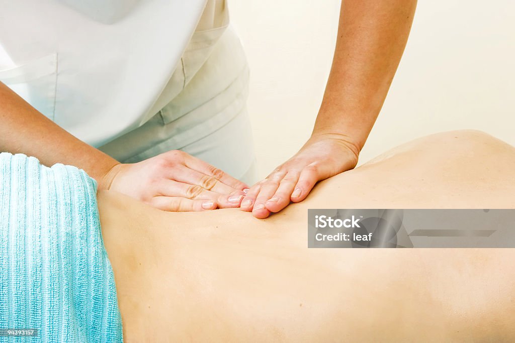 Spa-Massage - Lizenzfrei Berühren Stock-Foto