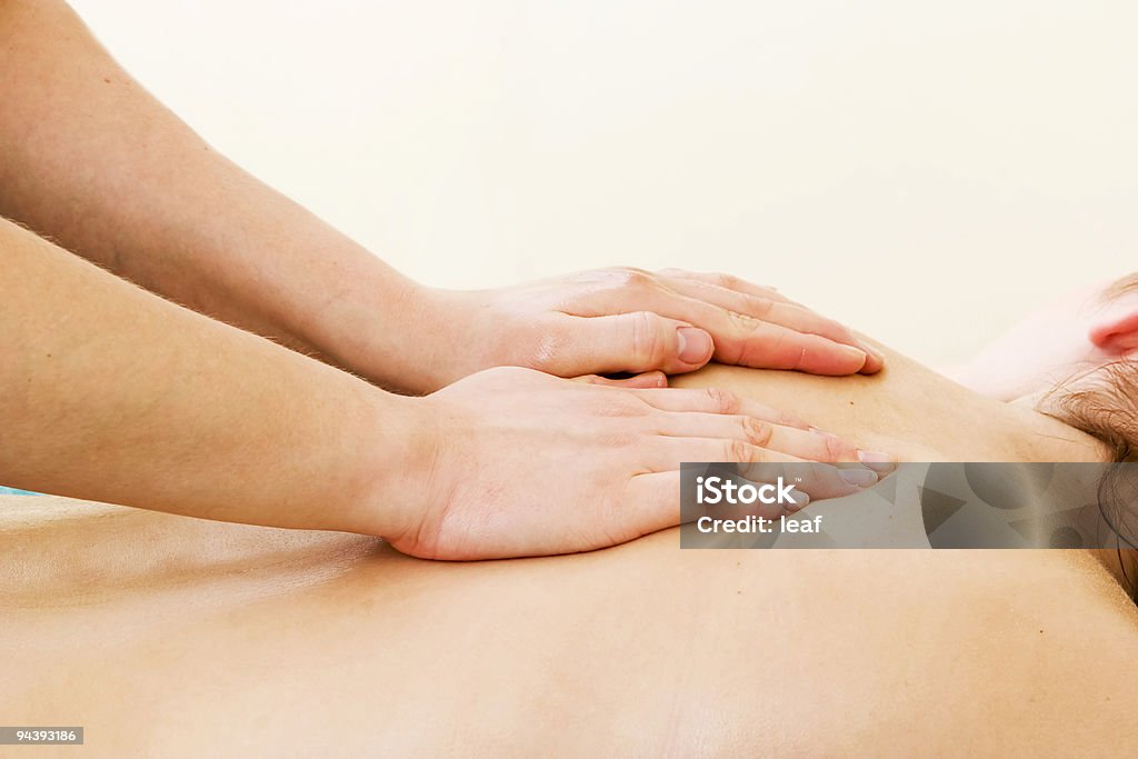 Schultermassage Luxus - Lizenzfrei Attraktive Frau Stock-Foto