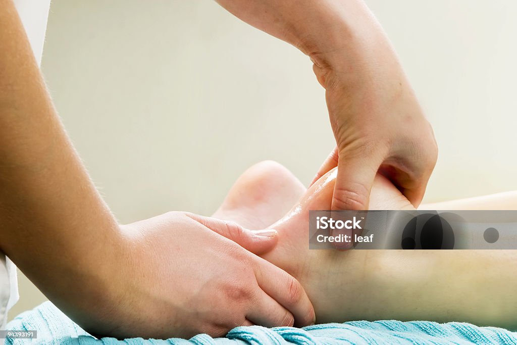 Foot massage - Lizenzfrei Eine Person Stock-Foto