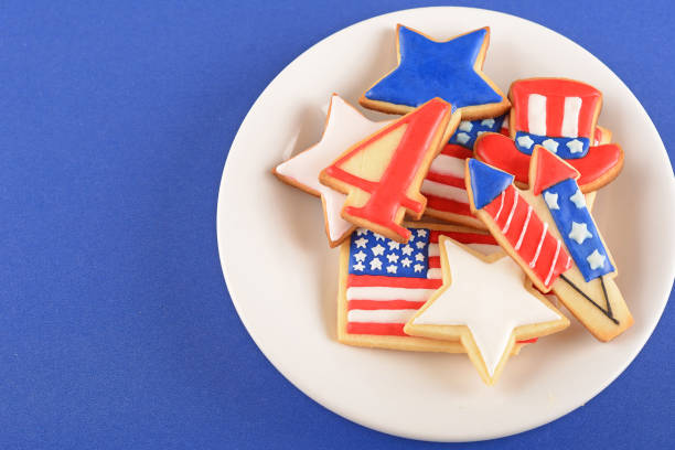 istock Patriotic cookies for 4th of July 943932074