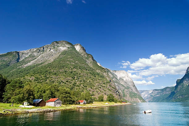 istock Mountain Fjord Farm 94393388