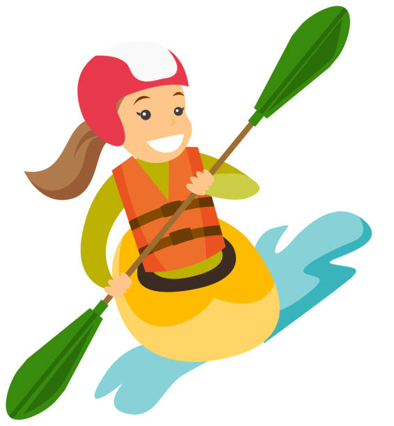 321 Woman Kayak Illustrations & Clip Art - iStock | Mature woman kayak,  Senior woman kayak, Woman kayak rapids