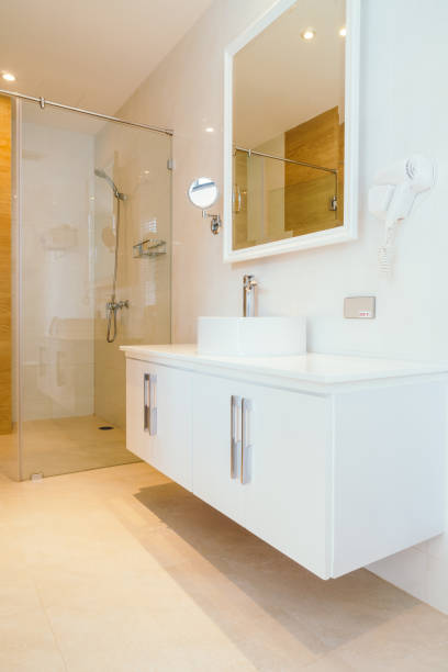 istock Faucet and sink decoration in bathroom 943939832