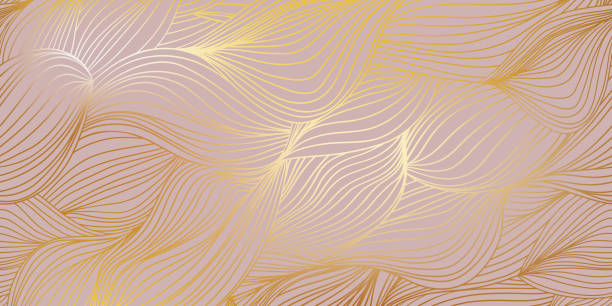 golden wave hintergrund - geflochten stock-grafiken, -clipart, -cartoons und -symbole