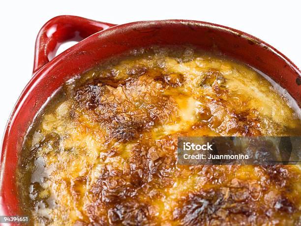 Schüssel Französische Zwiebelsuppe Stockfoto und mehr Bilder von Zwiebelsuppe - Zwiebelsuppe, Draufsicht, Ansicht aus erhöhter Perspektive