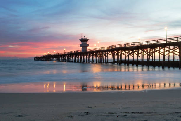 istock Sunset at Seal Beach pier 943947584