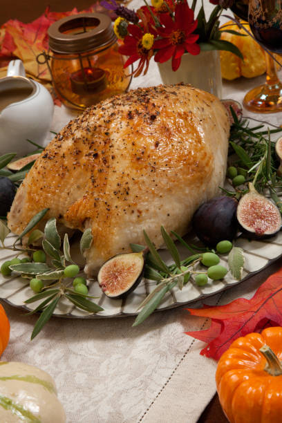 istock Mediterranean Style Whole Roasted Turkey Breast 943947672