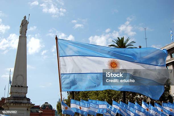 Argentinian Flag Stock Photo - Download Image Now - Argentina, Flag, Tourism