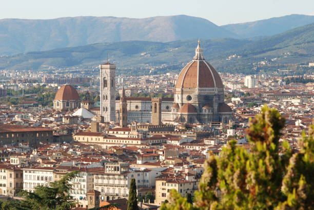 istock Panoramic view of the downtown in Florence 94395253