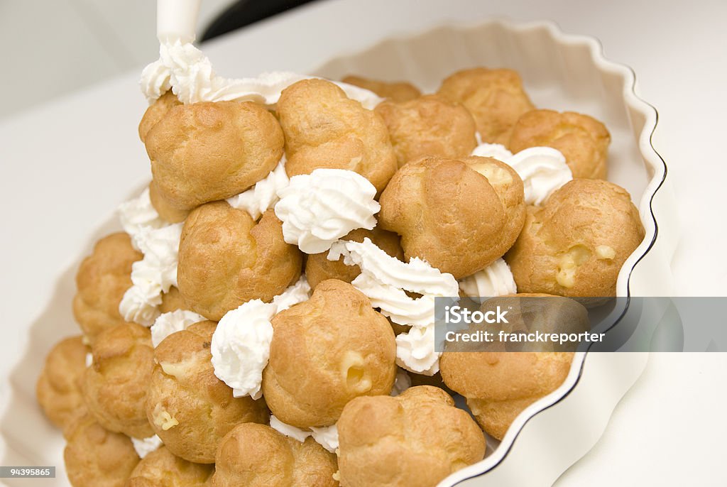 sweet cream  Baked Pastry Item Stock Photo