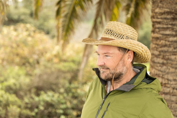 istock Middle Aged Man in Cowboy Hat 943959172