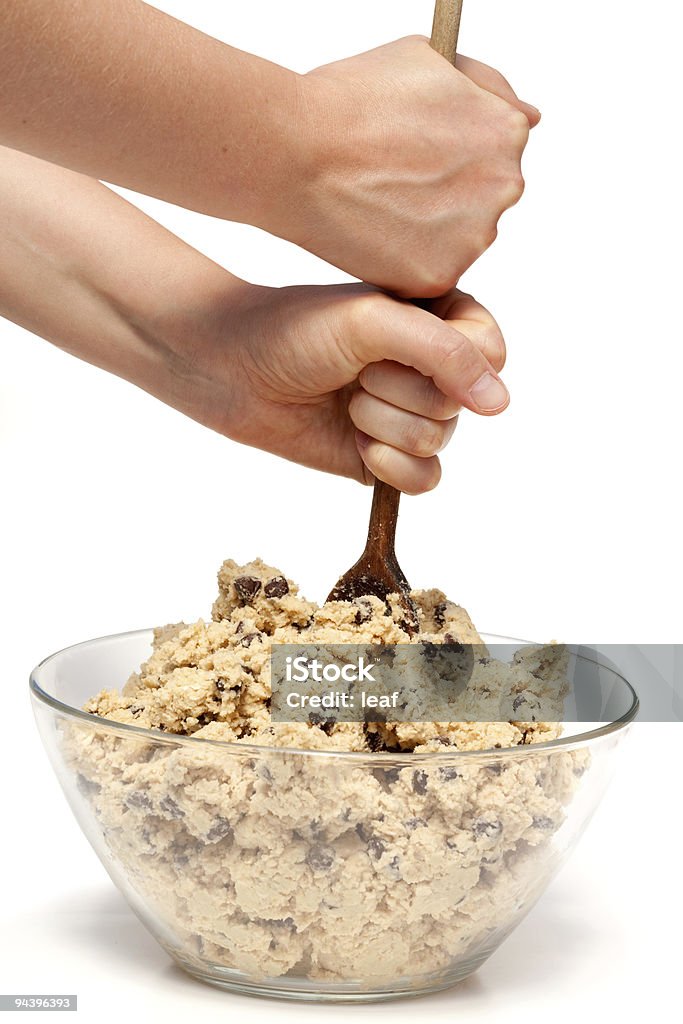Masa de galletas mezcla - Foto de stock de Cuenco libre de derechos