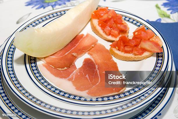 Photo libre de droit de Horsdœuvre Italiens banque d'images et plus d'images libres de droit de Assiette - Assiette, Bruschetta, Viande