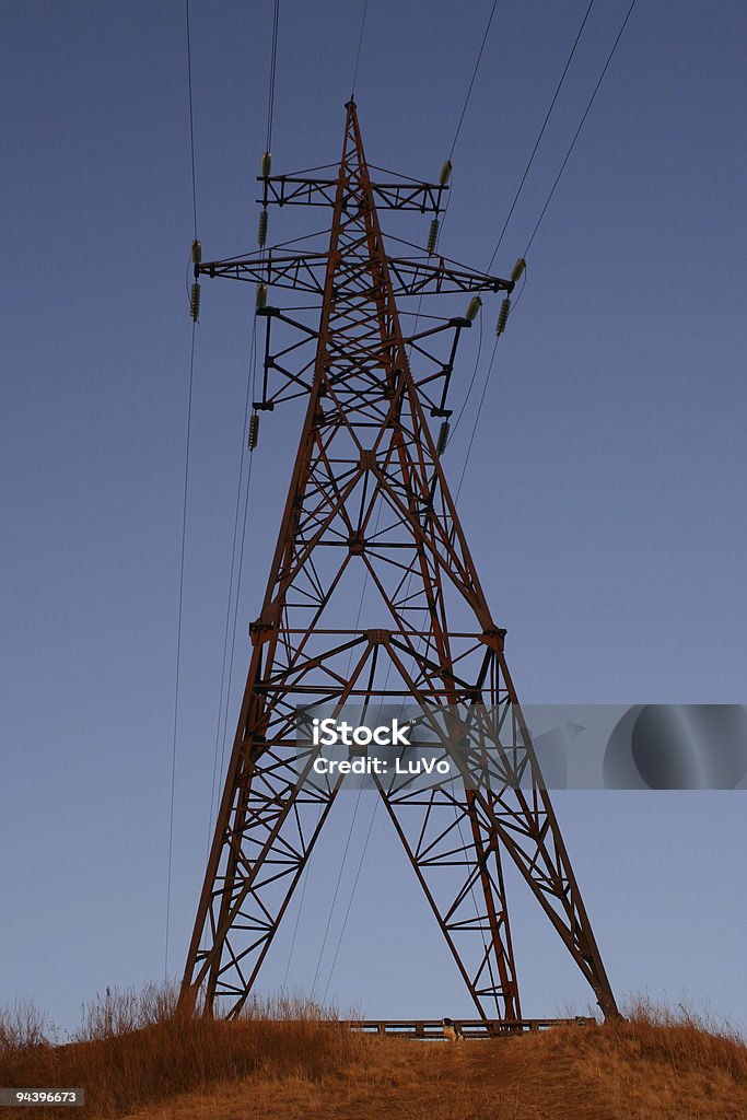 Power Line  Amperage Stock Photo