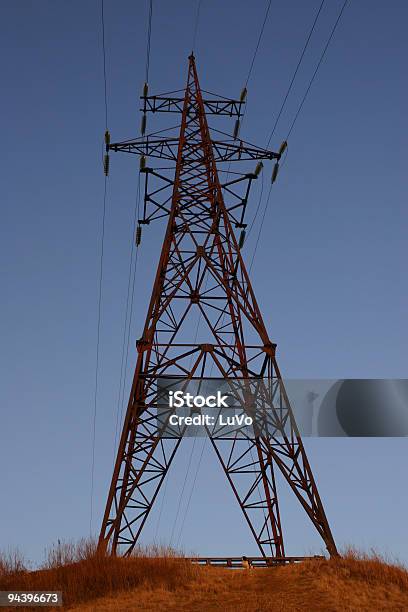 Power Line Stock Photo - Download Image Now - Amperage, Built Structure, Cable