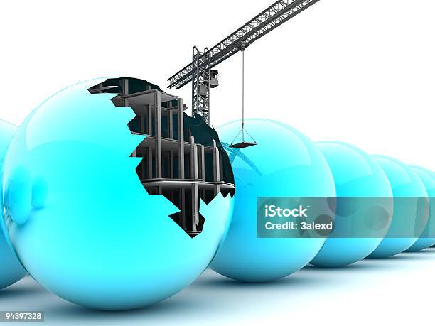 Construction Areas Stock Photo - Download Image Now - Construction Site, Architecture, Blue