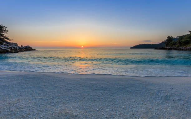 istock Marble beach (Saliara beach), Thassos Islands, Greece 943977636