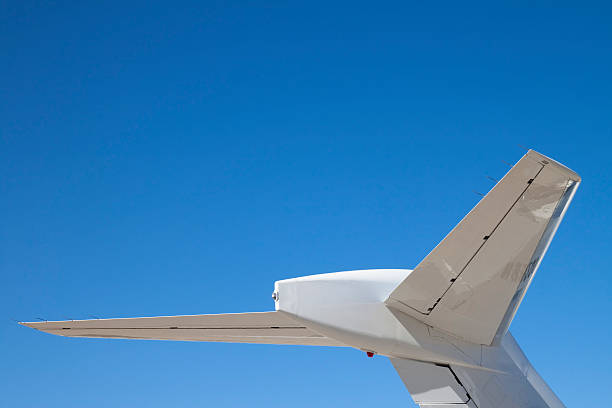 istock Tail Section of a Private Jet Airplane XL 94398066