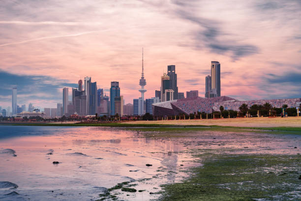 kuwait city stock photo