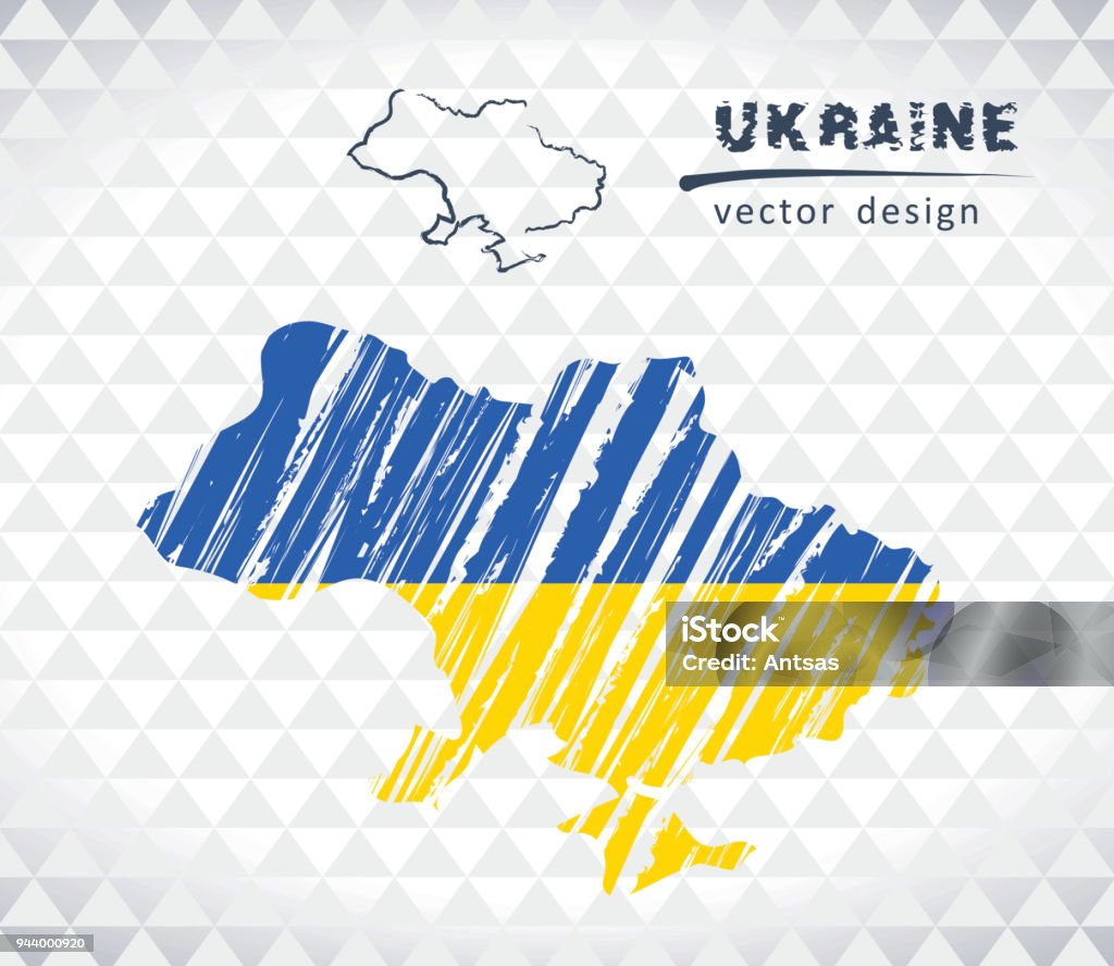 Create Map Ukraine Draw How To Map Of Ukraine With Hand Drawn Sketch Map Inside Vector Illustration ...