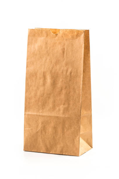 istock Various kraft paper bags isolated on white background 944001454