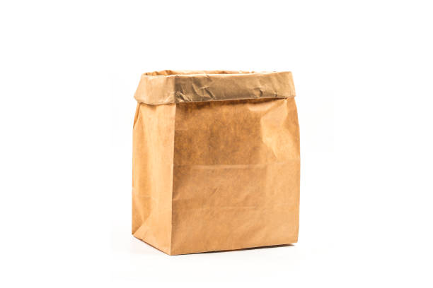 istock Various kraft paper bags isolated on white background 944001556