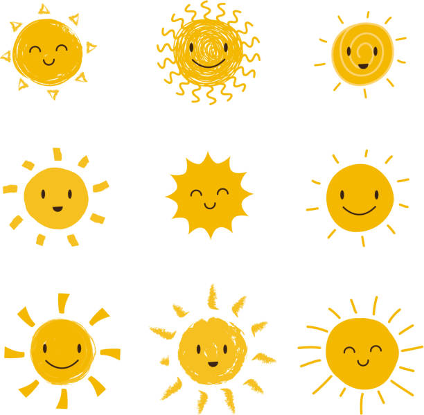 13,456 Sun Face Illustrations & Clip Art - iStock | Sun face illustration,  Woman sun face, Sun face vector