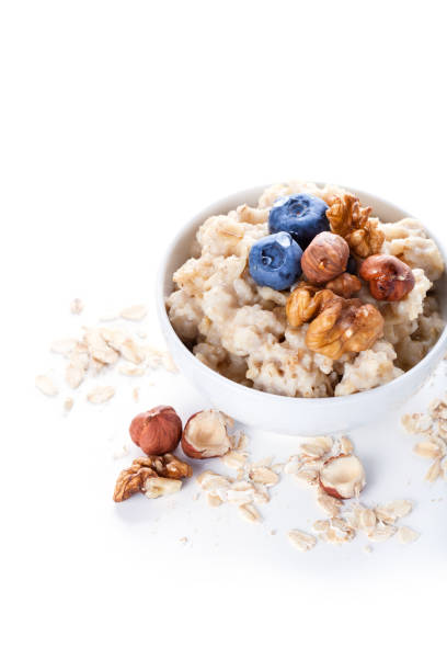 istock Oatmeal porridge in bowl 944016044