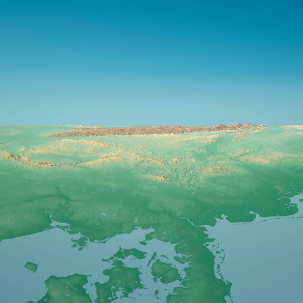 istock D-A-CH Countries 3D Render Topographic Landscape View From North 944018392