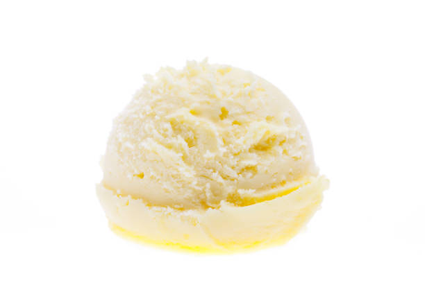 istock front view from a single pineapple ice cream ball with no decoration isolated on white background 944034502