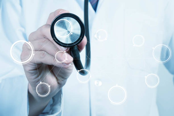 istock Doctor use stethoscope, medical concept 944034780