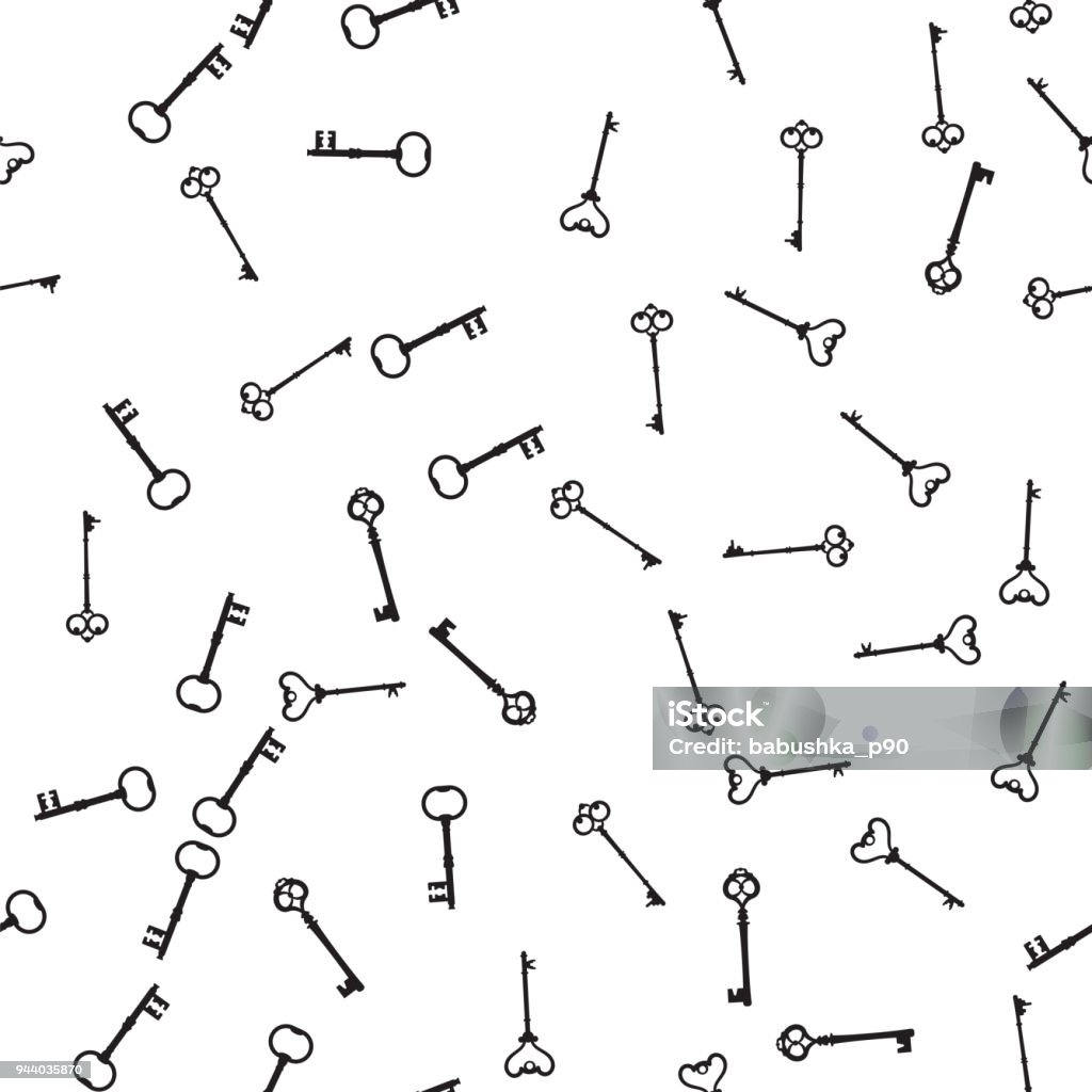 Key Lock Pin Pattern Pattern Antique Keys For Vintage Locks Different Shapes Old Keys On ...