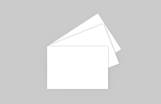 istock Postcard / Invitation / A6 Flyer Mock-Up - 3D Illustration 944043594