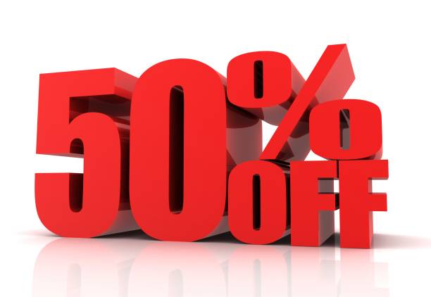 istock fifty percent off sale concept illustration 944051436