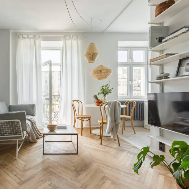 istock Apartment in scandinavian style 944055192